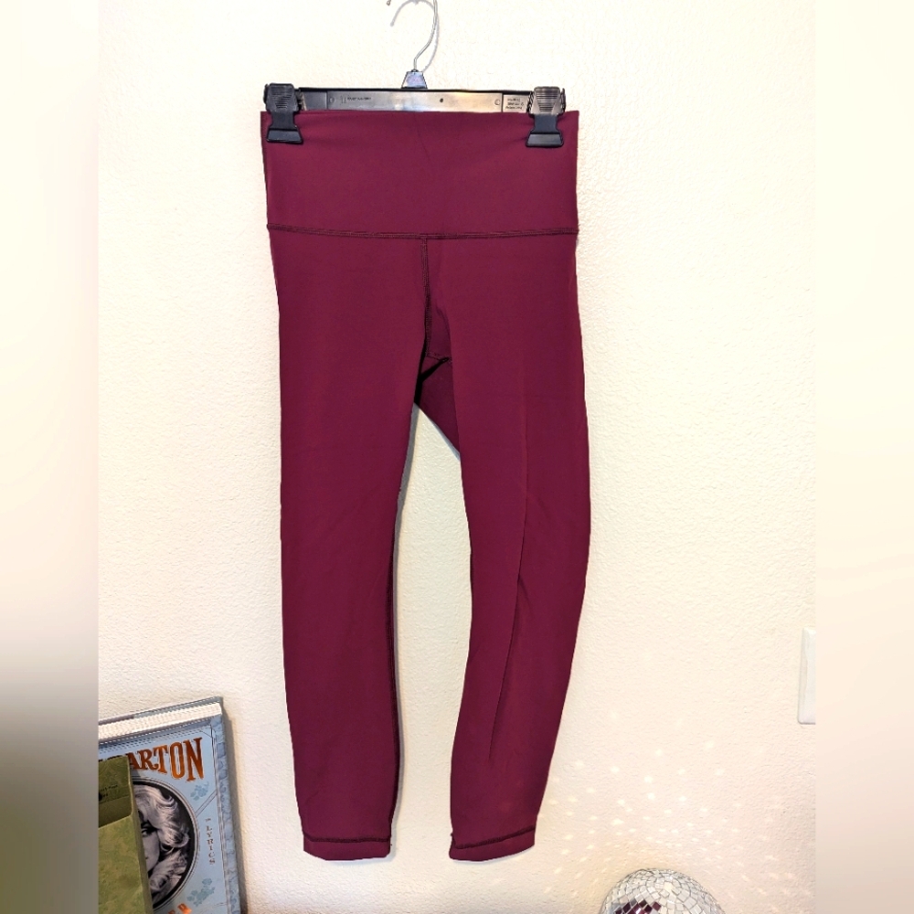 lululemon athletica High-Rise Burgundy Leggings